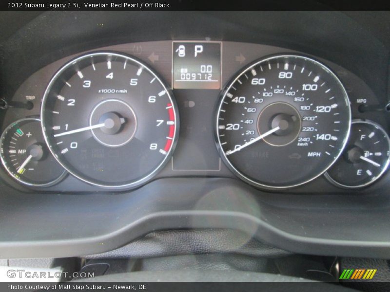 Venetian Red Pearl / Off Black 2012 Subaru Legacy 2.5i