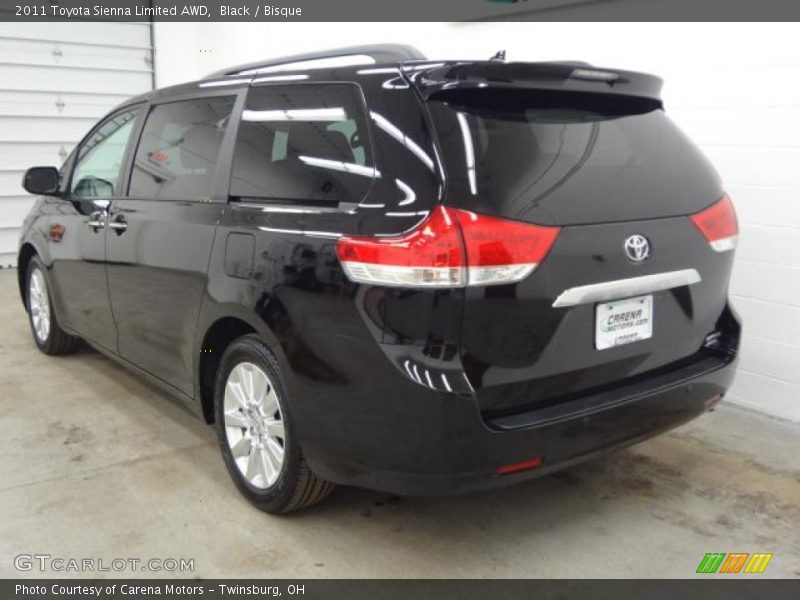 Black / Bisque 2011 Toyota Sienna Limited AWD