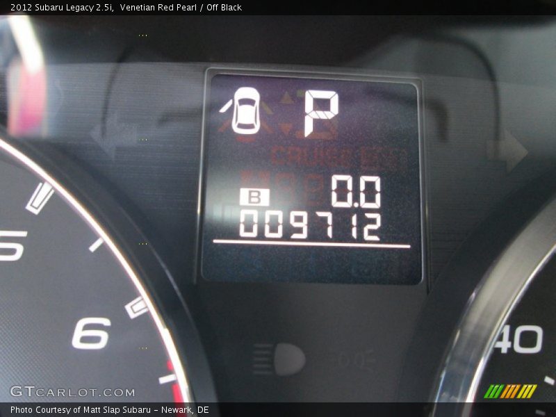 Venetian Red Pearl / Off Black 2012 Subaru Legacy 2.5i