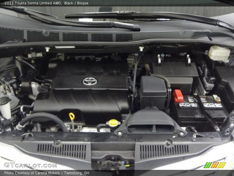 Black / Bisque 2011 Toyota Sienna Limited AWD