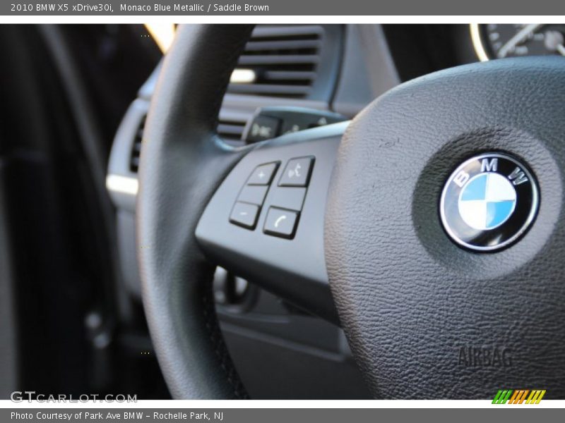 Monaco Blue Metallic / Saddle Brown 2010 BMW X5 xDrive30i