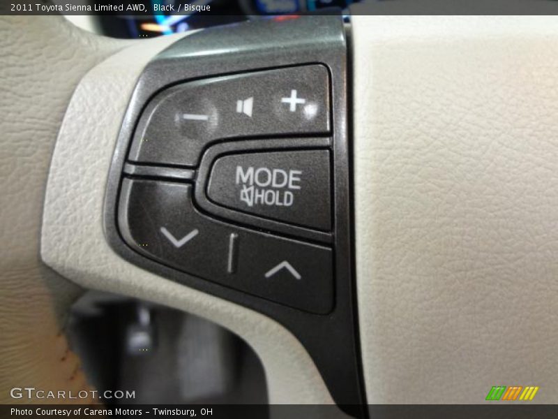 Black / Bisque 2011 Toyota Sienna Limited AWD