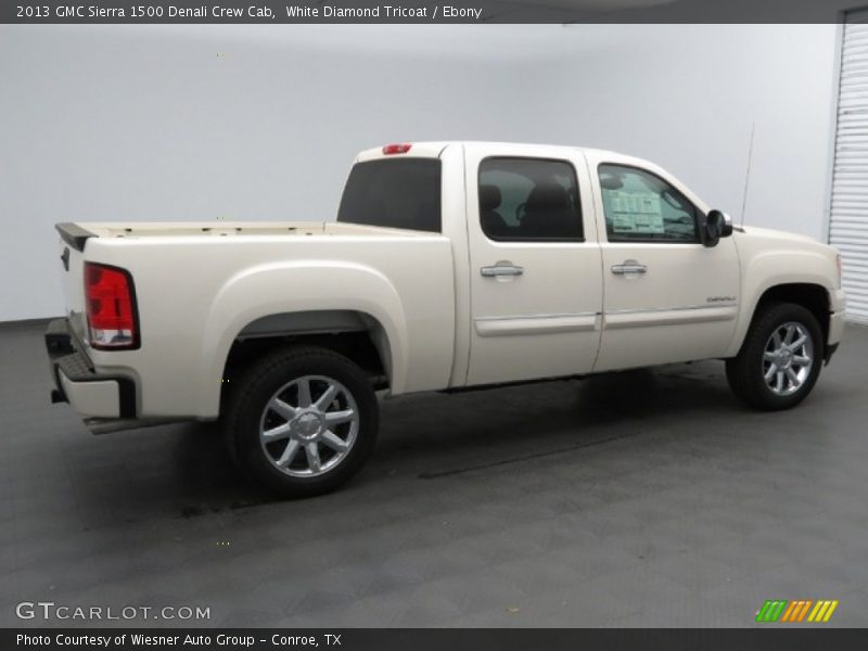 White Diamond Tricoat / Ebony 2013 GMC Sierra 1500 Denali Crew Cab