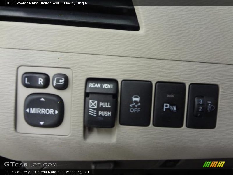 Black / Bisque 2011 Toyota Sienna Limited AWD