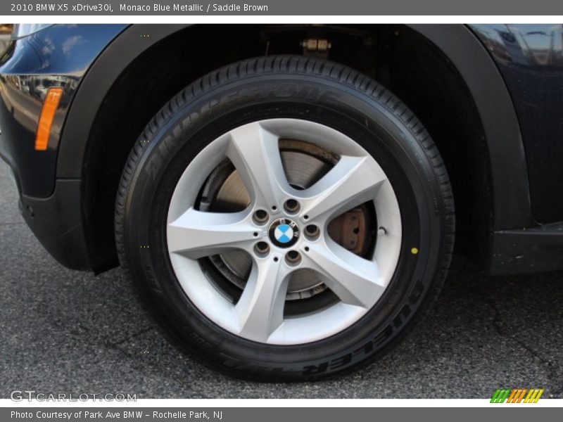 Monaco Blue Metallic / Saddle Brown 2010 BMW X5 xDrive30i