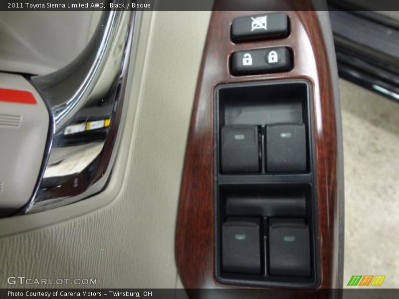 Black / Bisque 2011 Toyota Sienna Limited AWD