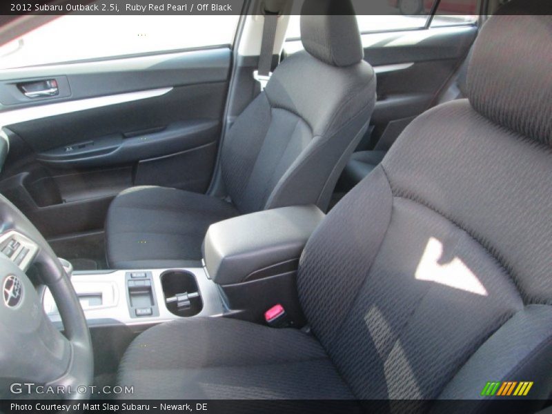 Ruby Red Pearl / Off Black 2012 Subaru Outback 2.5i