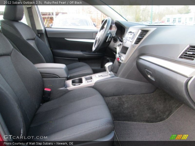 Ruby Red Pearl / Off Black 2012 Subaru Outback 2.5i
