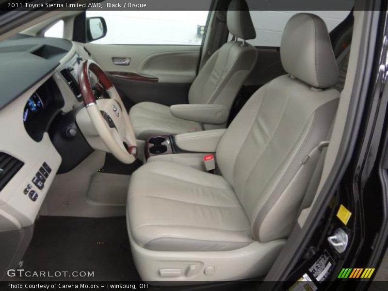 Black / Bisque 2011 Toyota Sienna Limited AWD