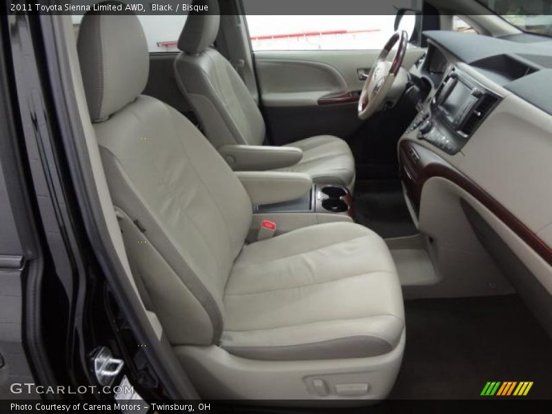Black / Bisque 2011 Toyota Sienna Limited AWD