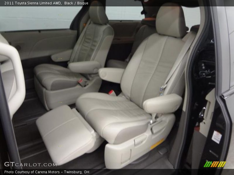 Black / Bisque 2011 Toyota Sienna Limited AWD