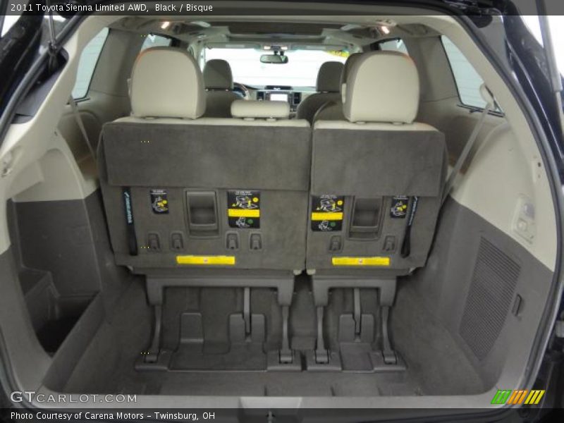 Black / Bisque 2011 Toyota Sienna Limited AWD