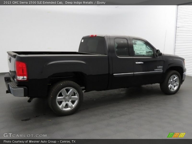 Deep Indigo Metallic / Ebony 2013 GMC Sierra 1500 SLE Extended Cab