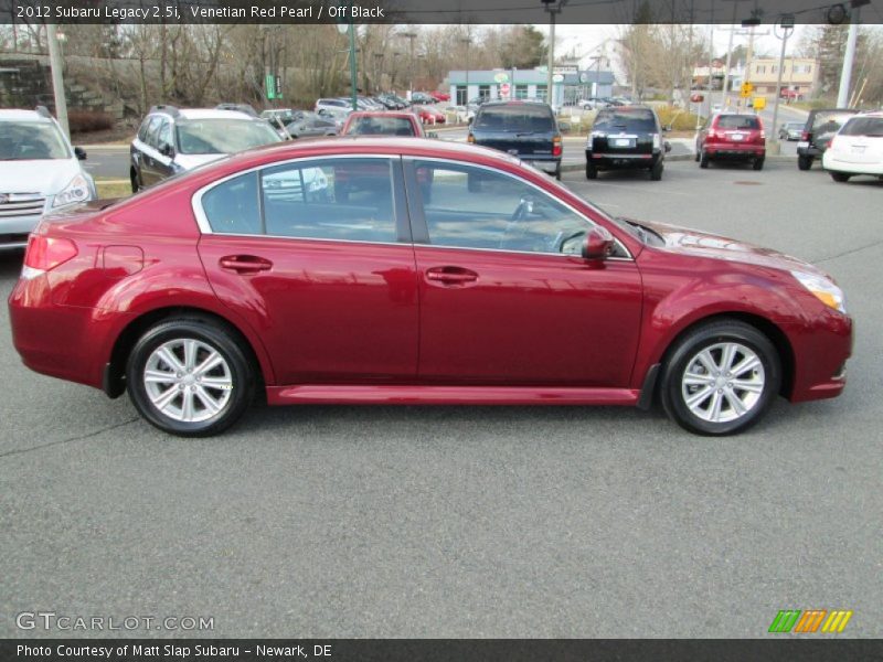 Venetian Red Pearl / Off Black 2012 Subaru Legacy 2.5i