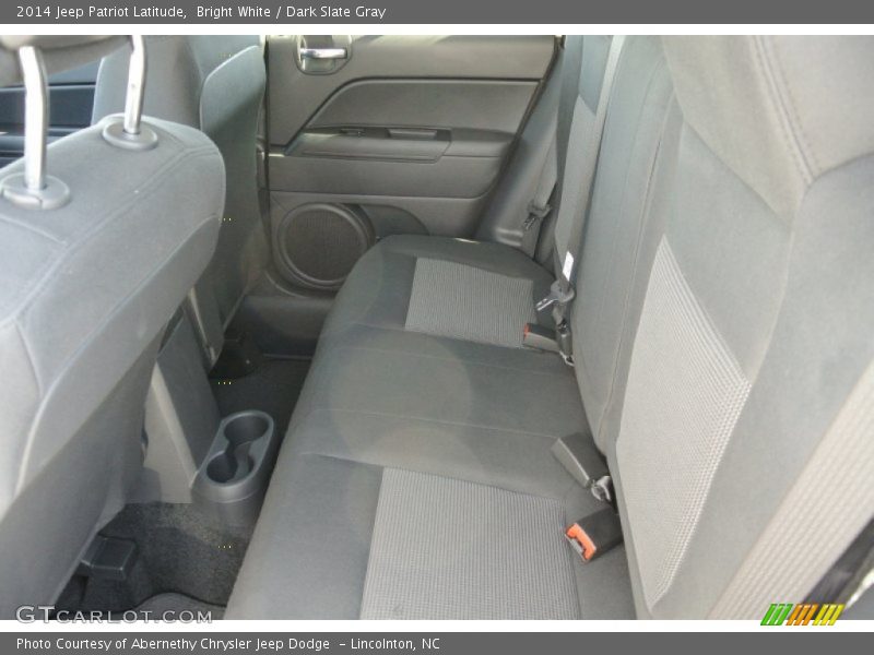 Bright White / Dark Slate Gray 2014 Jeep Patriot Latitude