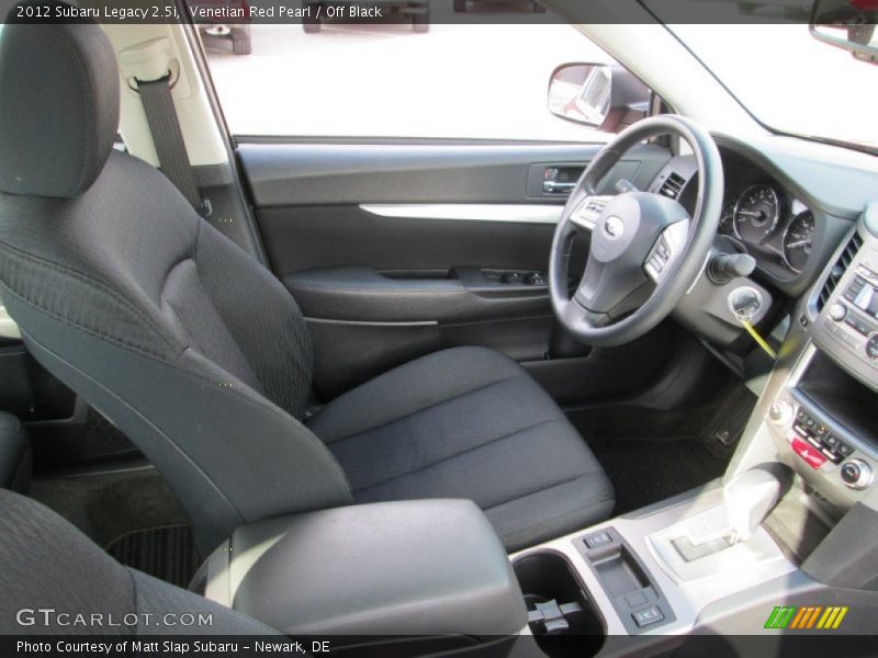 Venetian Red Pearl / Off Black 2012 Subaru Legacy 2.5i
