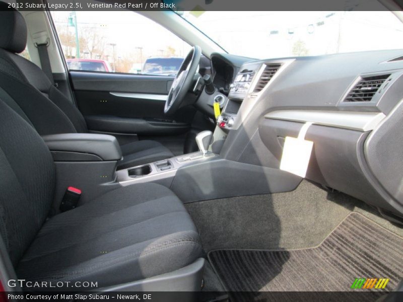 Venetian Red Pearl / Off Black 2012 Subaru Legacy 2.5i
