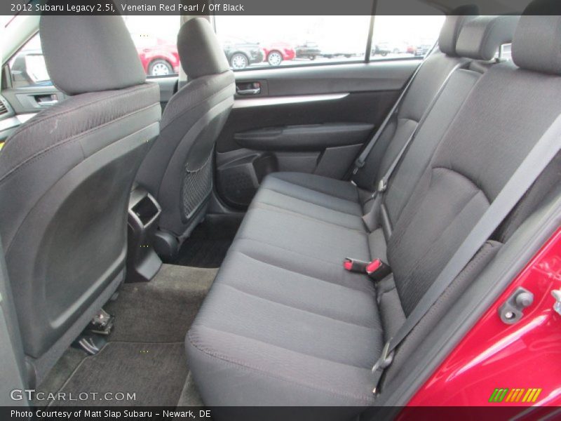 Venetian Red Pearl / Off Black 2012 Subaru Legacy 2.5i