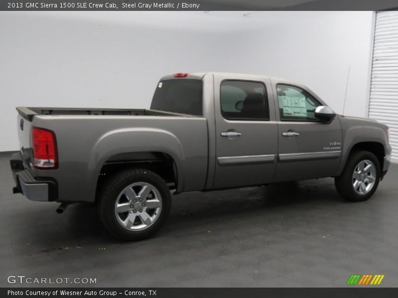 Steel Gray Metallic / Ebony 2013 GMC Sierra 1500 SLE Crew Cab