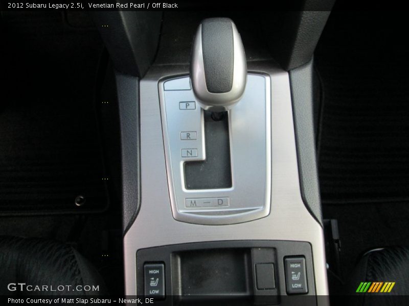 Venetian Red Pearl / Off Black 2012 Subaru Legacy 2.5i