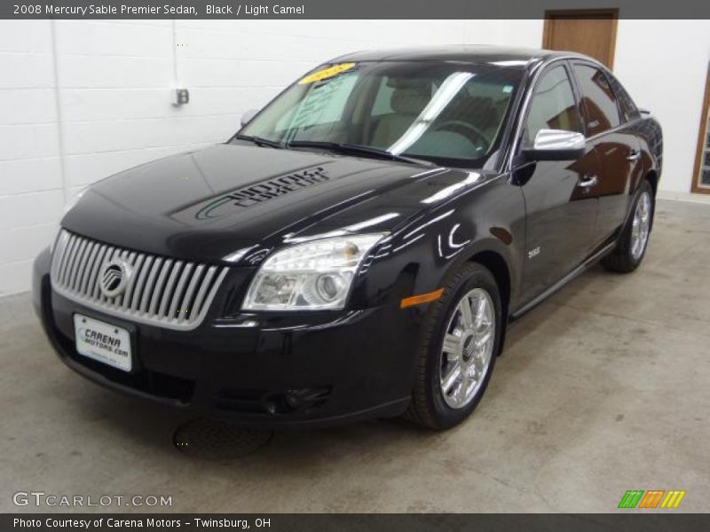 Black / Light Camel 2008 Mercury Sable Premier Sedan
