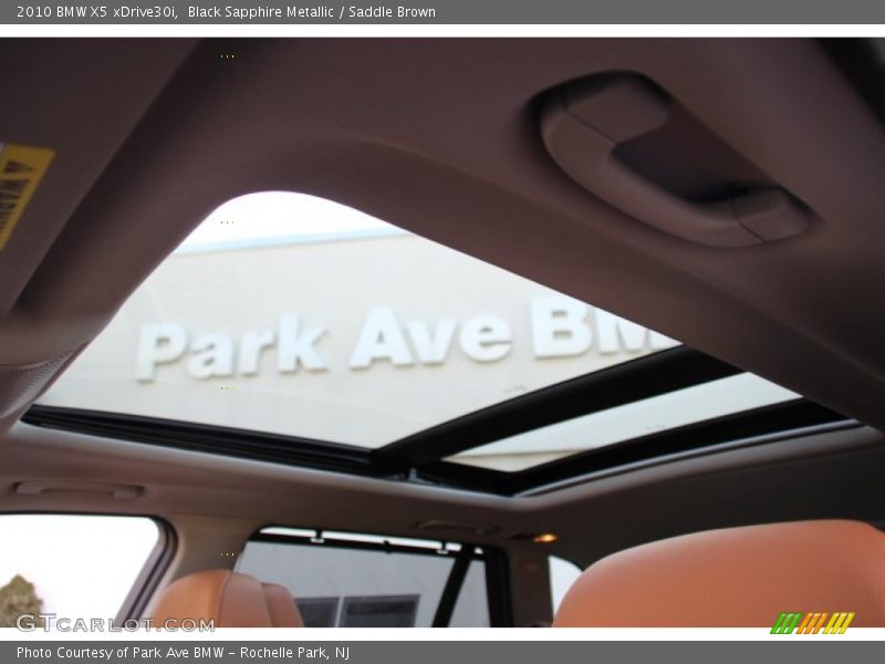 Black Sapphire Metallic / Saddle Brown 2010 BMW X5 xDrive30i