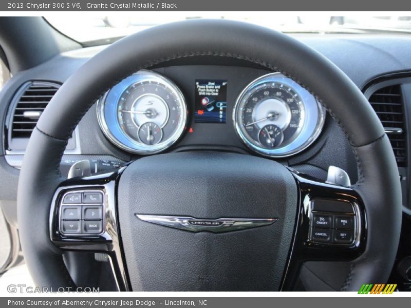Granite Crystal Metallic / Black 2013 Chrysler 300 S V6