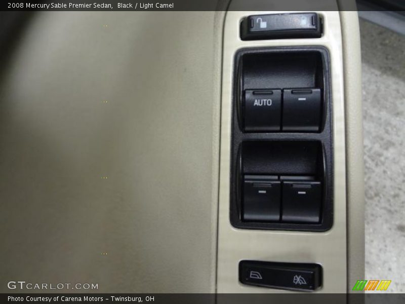 Black / Light Camel 2008 Mercury Sable Premier Sedan