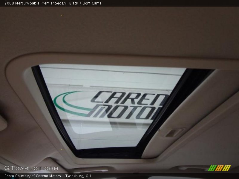 Black / Light Camel 2008 Mercury Sable Premier Sedan