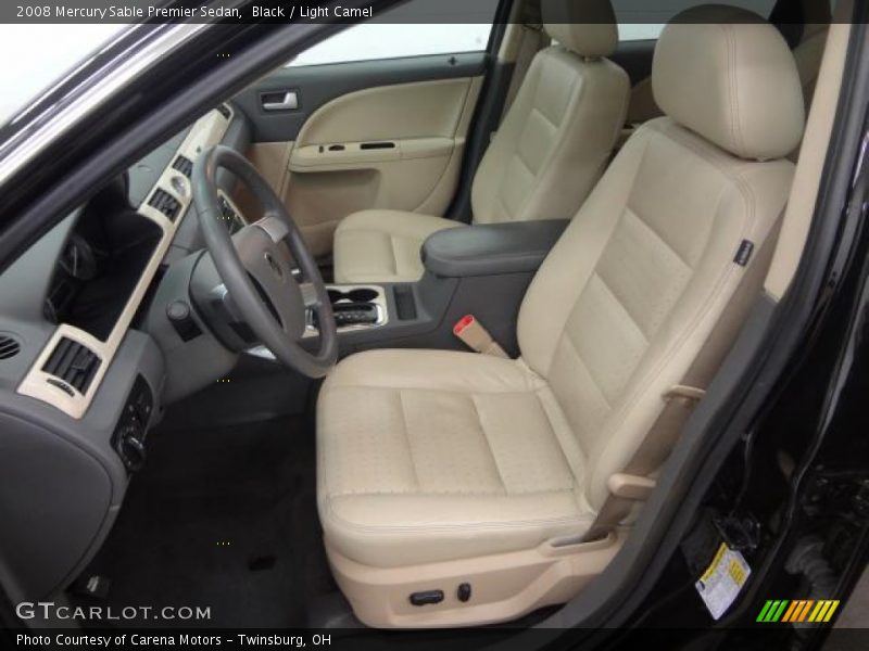 Black / Light Camel 2008 Mercury Sable Premier Sedan