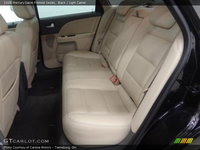 Black / Light Camel 2008 Mercury Sable Premier Sedan