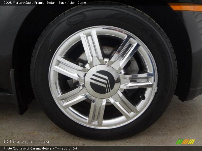 Black / Light Camel 2008 Mercury Sable Premier Sedan