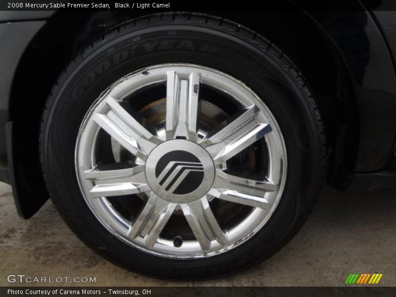 Black / Light Camel 2008 Mercury Sable Premier Sedan