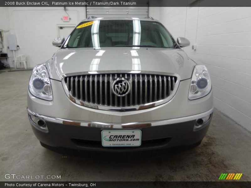 Platinum Ice Metallic / Titanium/Dark Titanium 2008 Buick Enclave CXL