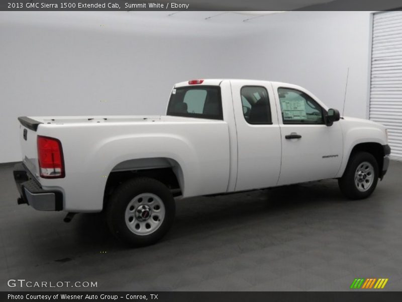 Summit White / Ebony 2013 GMC Sierra 1500 Extended Cab