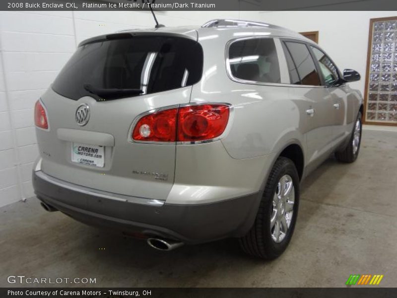 Platinum Ice Metallic / Titanium/Dark Titanium 2008 Buick Enclave CXL