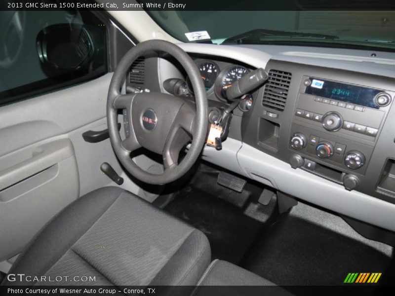Summit White / Ebony 2013 GMC Sierra 1500 Extended Cab