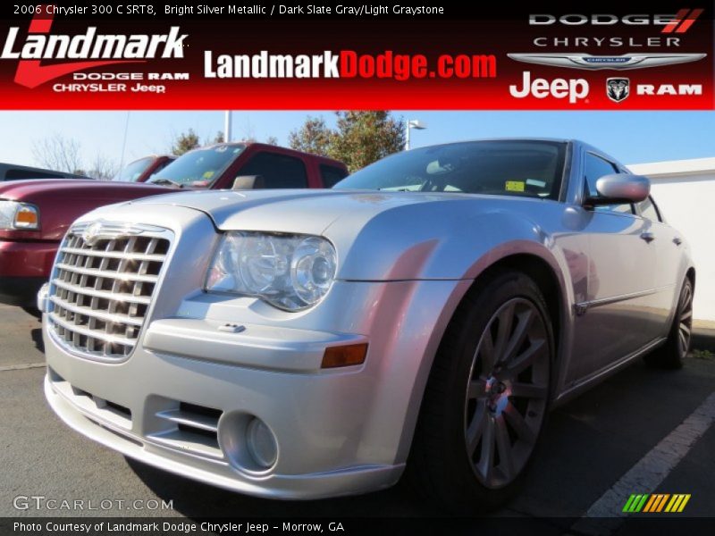 Bright Silver Metallic / Dark Slate Gray/Light Graystone 2006 Chrysler 300 C SRT8