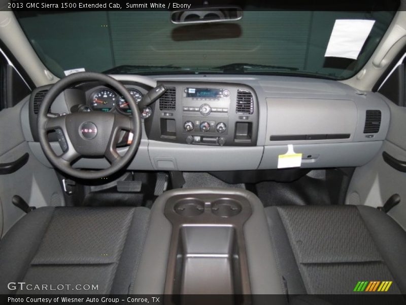 Summit White / Ebony 2013 GMC Sierra 1500 Extended Cab