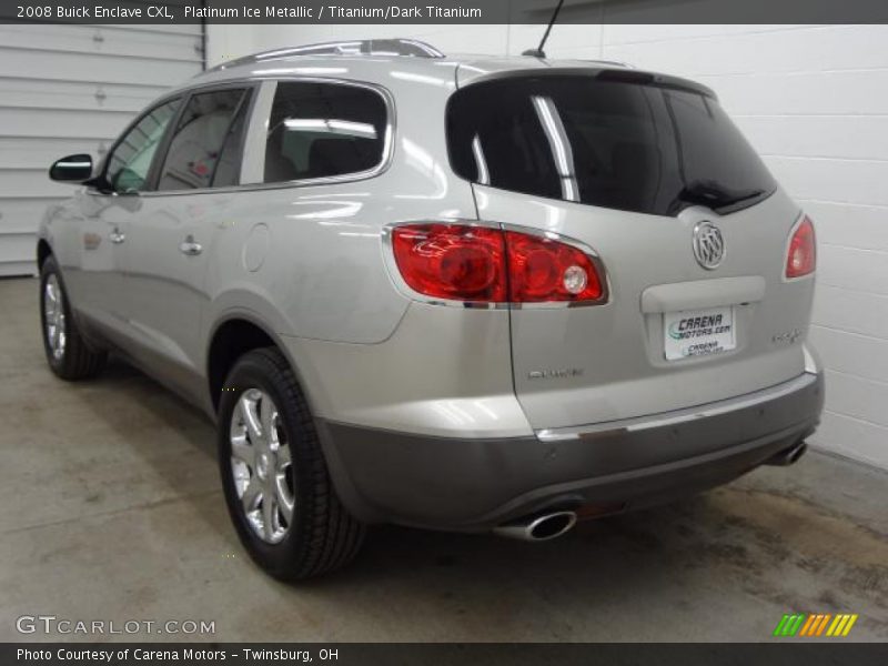 Platinum Ice Metallic / Titanium/Dark Titanium 2008 Buick Enclave CXL