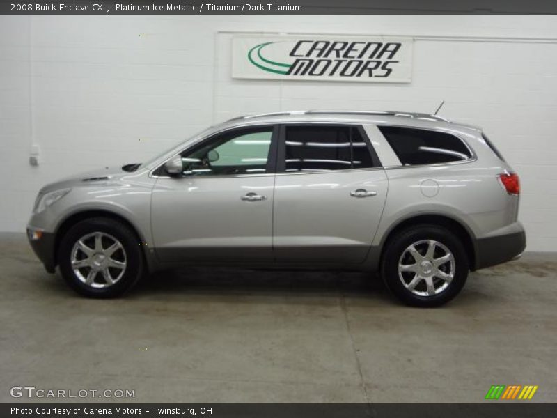 Platinum Ice Metallic / Titanium/Dark Titanium 2008 Buick Enclave CXL