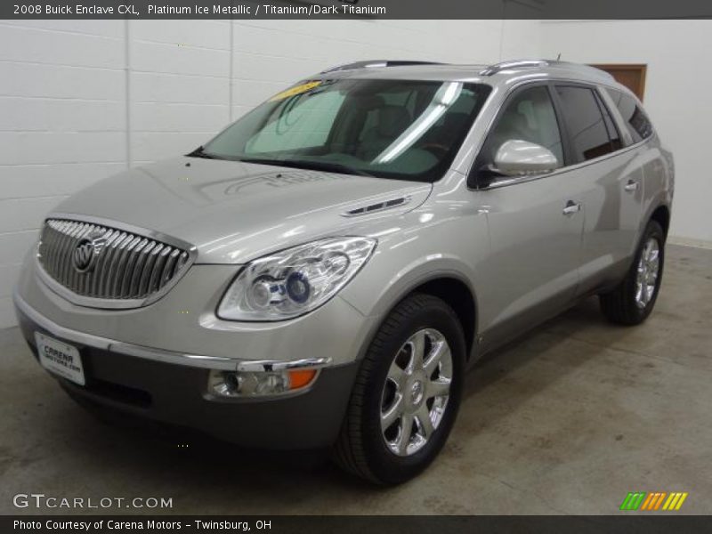 Platinum Ice Metallic / Titanium/Dark Titanium 2008 Buick Enclave CXL