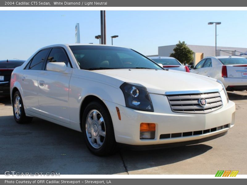 White Diamond / Light Neutral 2004 Cadillac CTS Sedan