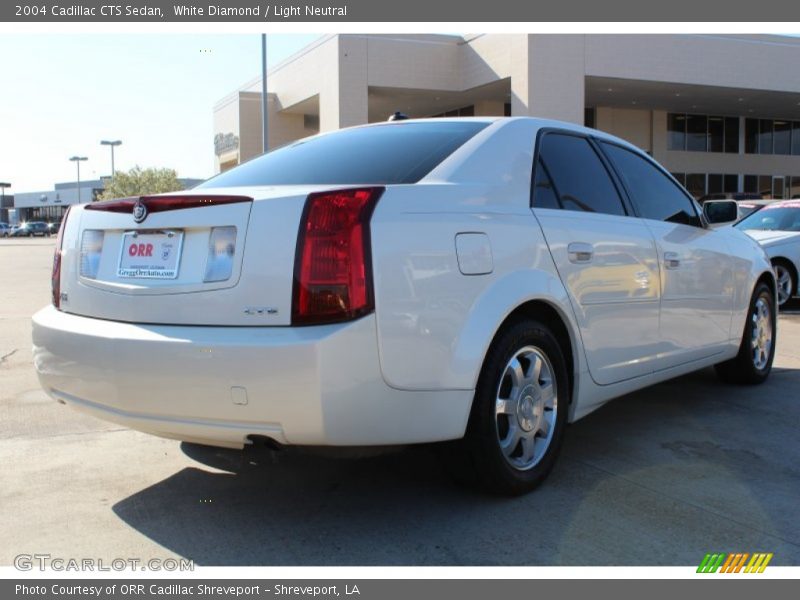 White Diamond / Light Neutral 2004 Cadillac CTS Sedan