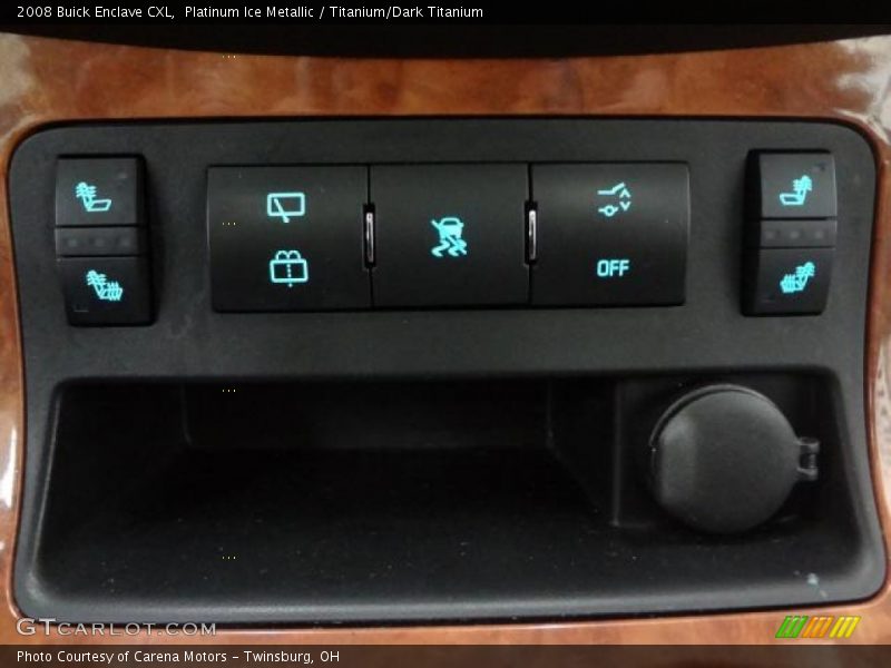 Platinum Ice Metallic / Titanium/Dark Titanium 2008 Buick Enclave CXL