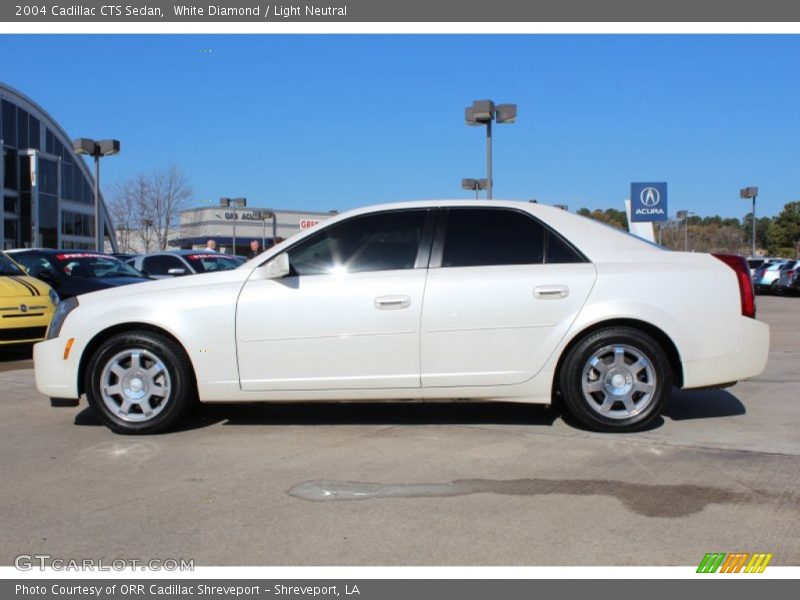 White Diamond / Light Neutral 2004 Cadillac CTS Sedan