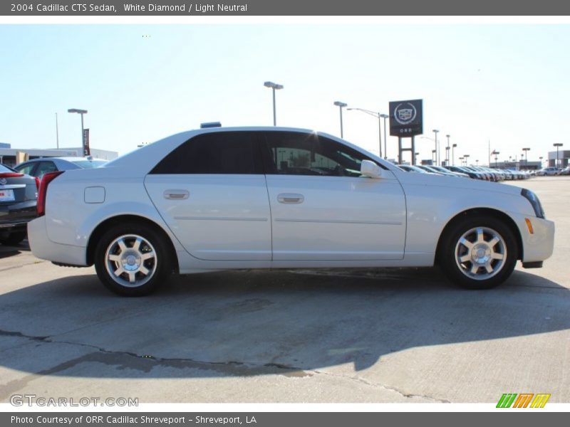 White Diamond / Light Neutral 2004 Cadillac CTS Sedan