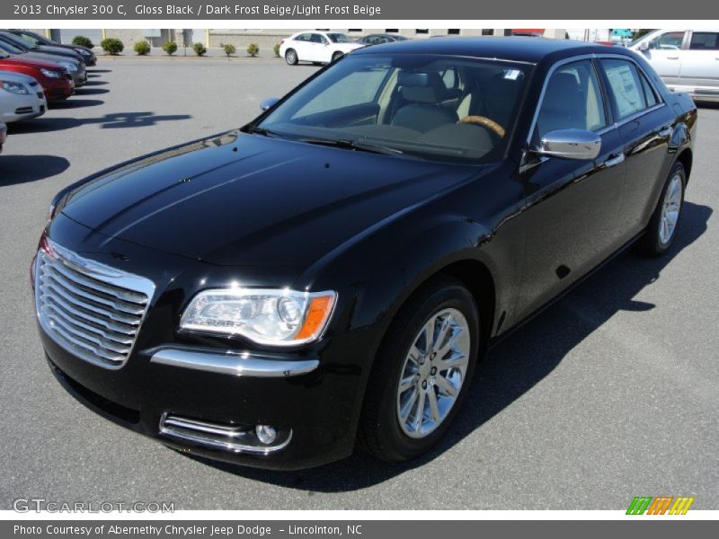 Gloss Black / Dark Frost Beige/Light Frost Beige 2013 Chrysler 300 C