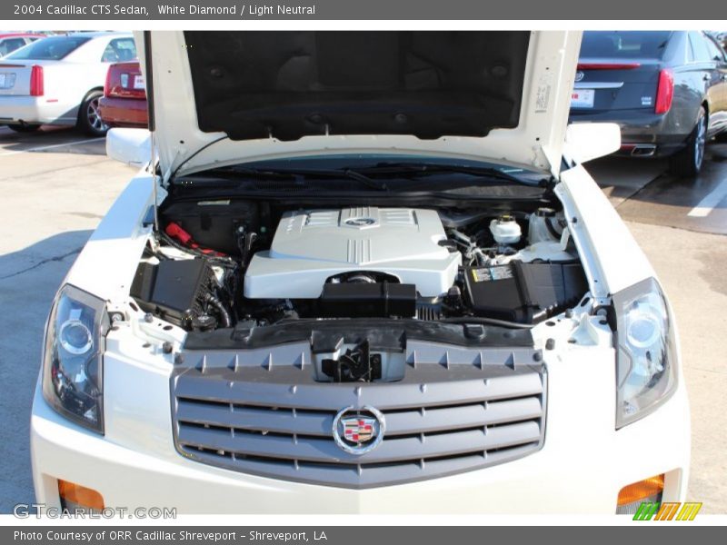 White Diamond / Light Neutral 2004 Cadillac CTS Sedan