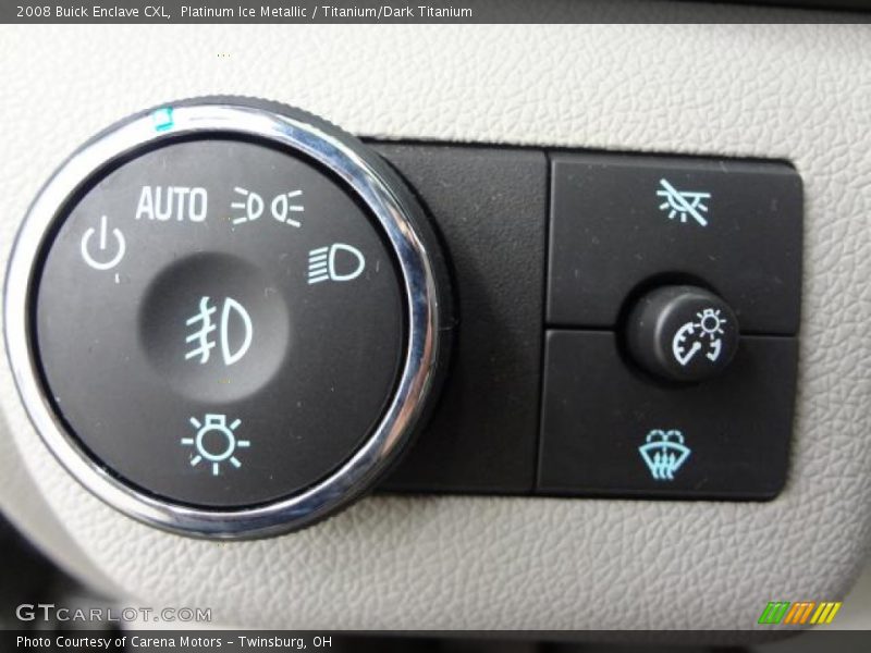 Platinum Ice Metallic / Titanium/Dark Titanium 2008 Buick Enclave CXL